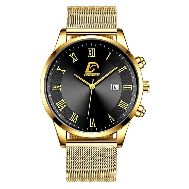 Luxury Fashion Mens Minimalist Watches Luxury Quartz Watch Men Business Casual Clock reloj hombre