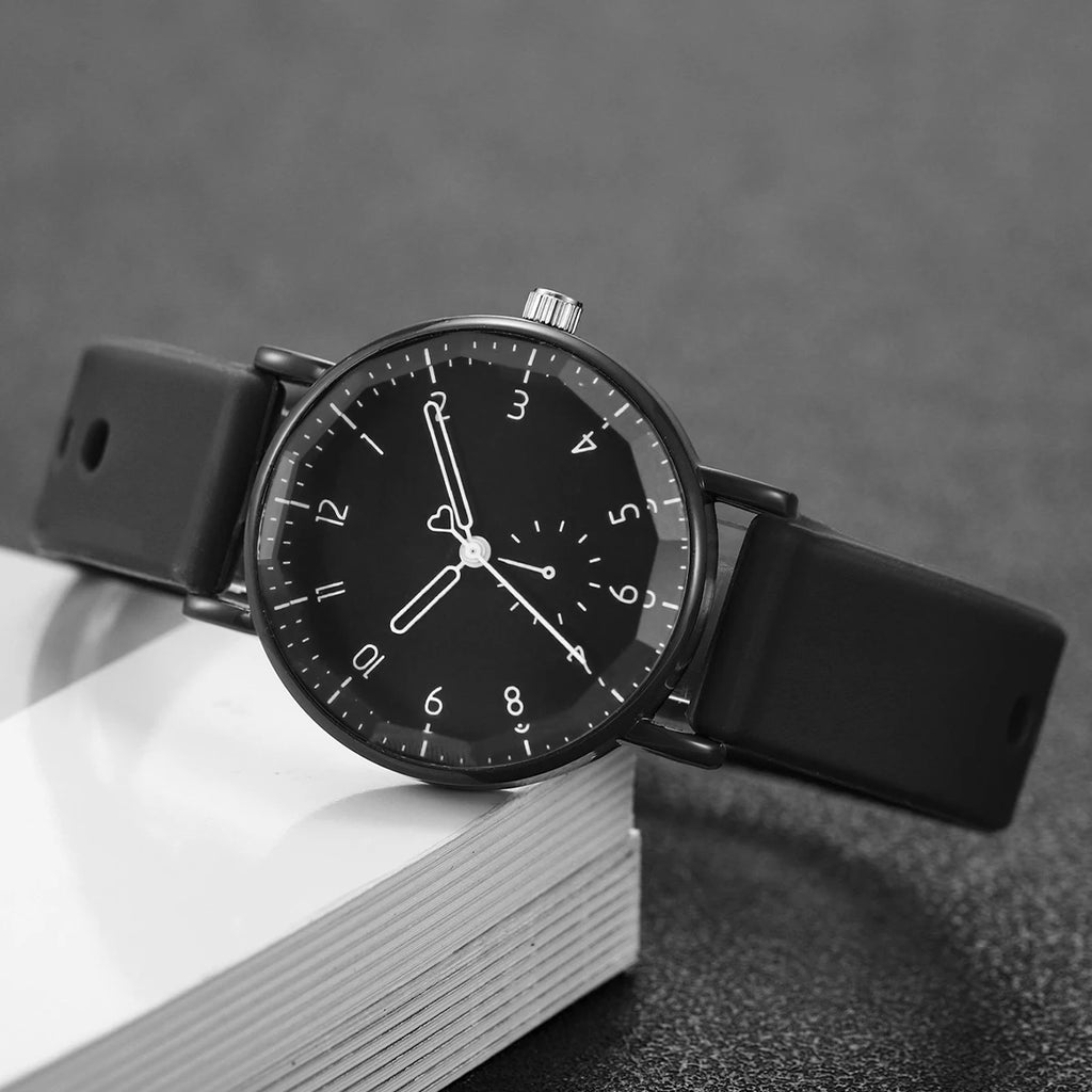 Fashion Arabic Dial Women Quartz Watch Silicone Band Ladies Wristwatches Girls Clock Reloj Mujer (Without Box)