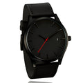 Casual Leather Sports Man Watch Top Brand Fashion Analog Men's Quartz Wristwatch Simple Military Male Clock reloj para hombre