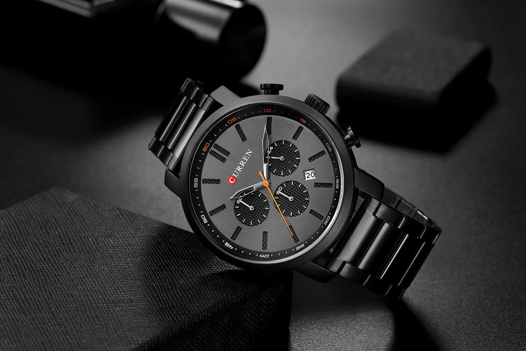 CURREN Watch For Men Top Brand Quartz WristWatches Simple Multi Functional Waterproof 30M Stainless Steel Belt Men Watch 8315