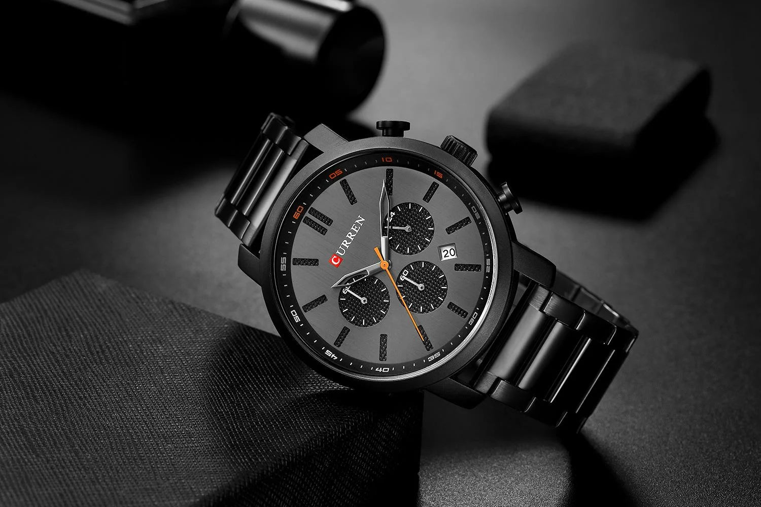 CURREN Watch For Men Top Brand Quartz WristWatches Simple Multi Functional Waterproof 30M Stainless Steel Belt Men Watch 8315