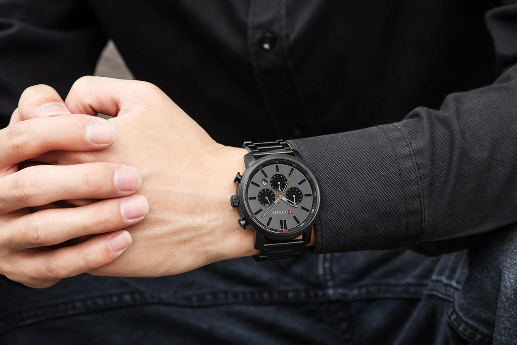 CURREN Watch For Men Top Brand Quartz WristWatches Simple Multi Functional Waterproof 30M Stainless Steel Belt Men Watch 8315