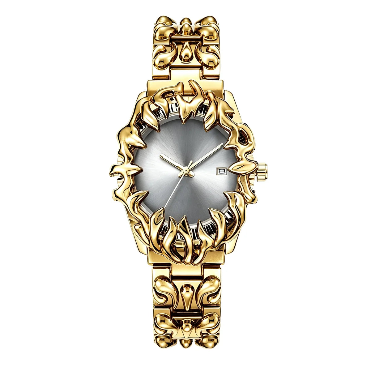 Classic Retro Claw Alabaster Y2K Watch for Men European American Fashion Cool Alien Advanced Design