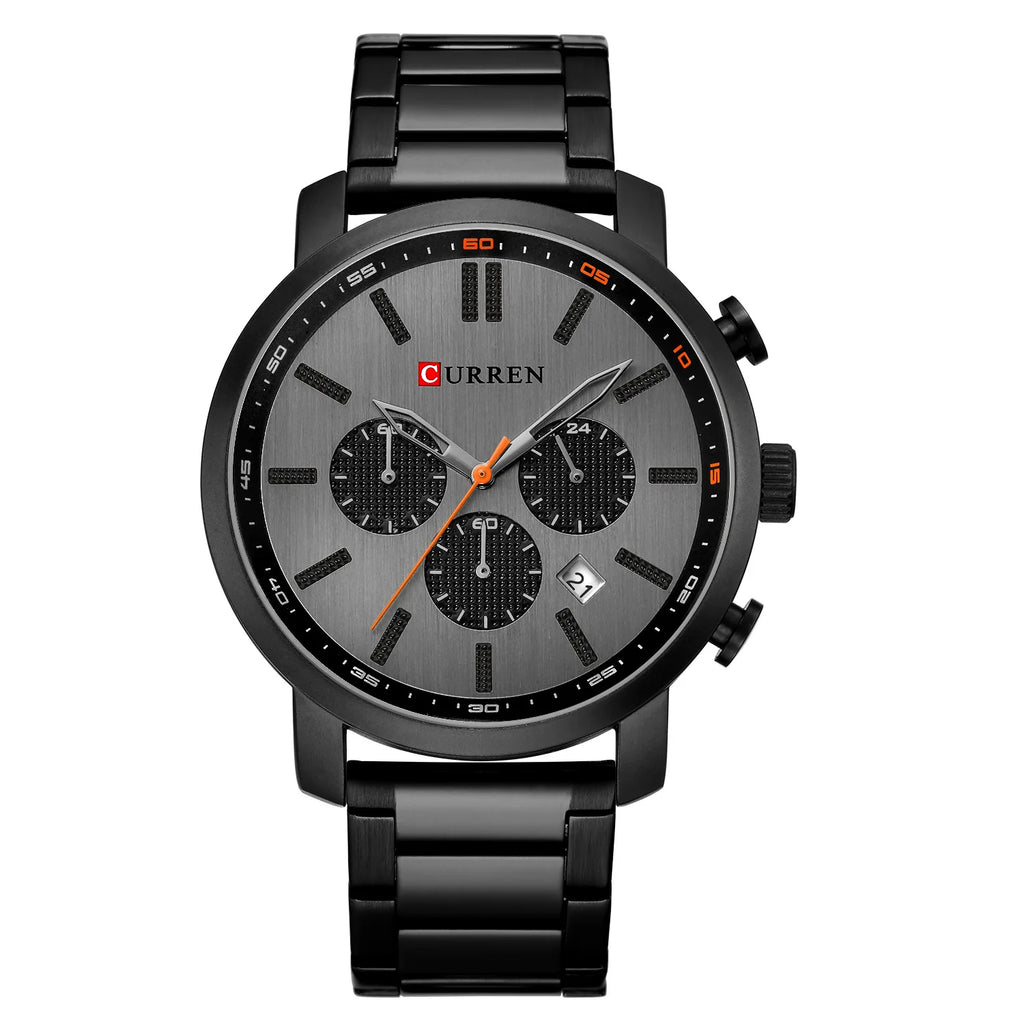 CURREN Watch For Men Top Brand Quartz WristWatches Simple Multi Functional Waterproof 30M Stainless Steel Belt Men Watch 8315