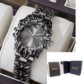Original Quartz Watch Retro Croco Iris Shape Claw Watch Alabaster Style Retro Y2K European American Hip Hop Luxury Men Watch