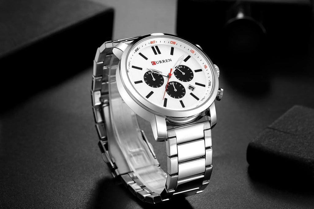 CURREN Watch For Men Top Brand Quartz WristWatches Simple Multi Functional Waterproof 30M Stainless Steel Belt Men Watch 8315