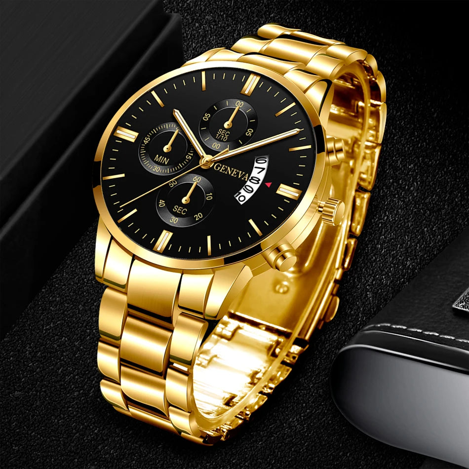 Fashion Men Watch Luxury Calendar Quartz Wrist Watch Mens Business Watches for Man Clock Montre Homme