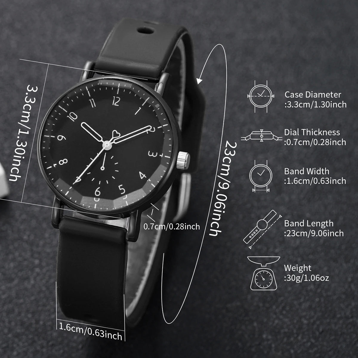 Fashion Arabic Dial Women Quartz Watch Silicone Band Ladies Wristwatches Girls Clock Reloj Mujer (Without Box)