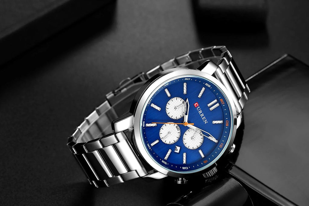 CURREN Watch For Men Top Brand Quartz WristWatches Simple Multi Functional Waterproof 30M Stainless Steel Belt Men Watch 8315