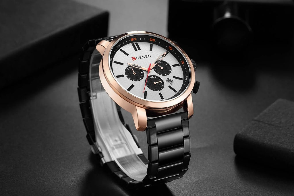 CURREN Watch For Men Top Brand Quartz WristWatches Simple Multi Functional Waterproof 30M Stainless Steel Belt Men Watch 8315